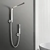 half rail shower top water inlet
